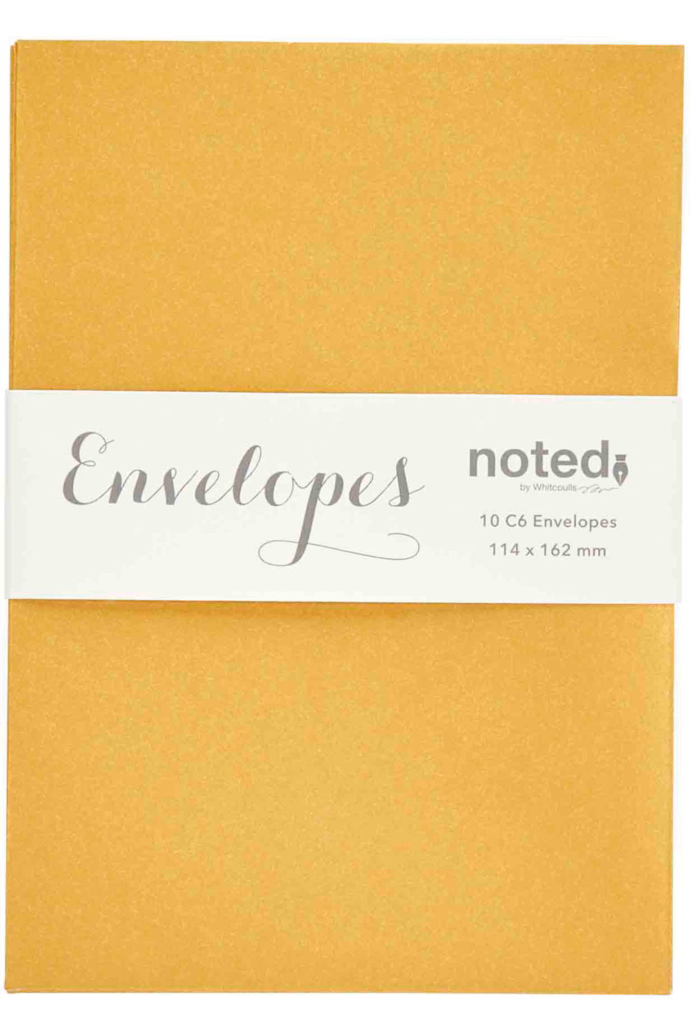 100 enveloppen, geel, goudgeel, warm geel, van ELCO, 229 x