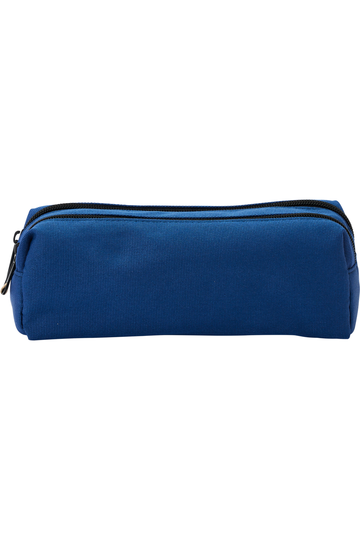Whitcoulls Dual Zip Blue Canvas Eco Pencil Case