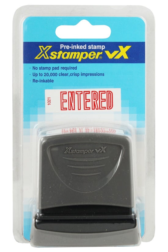 Xstamper Pre-inked Stamp Enter...