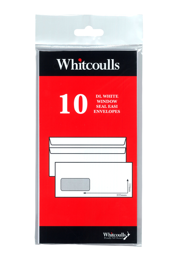 Whitcoulls Window Envelopes Dl...