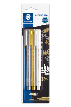 Staedtler Metallic Marker Pens Pack Of 3