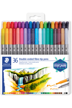 Staedtler Double-ended Fiber-tip Markers Pack Of 36