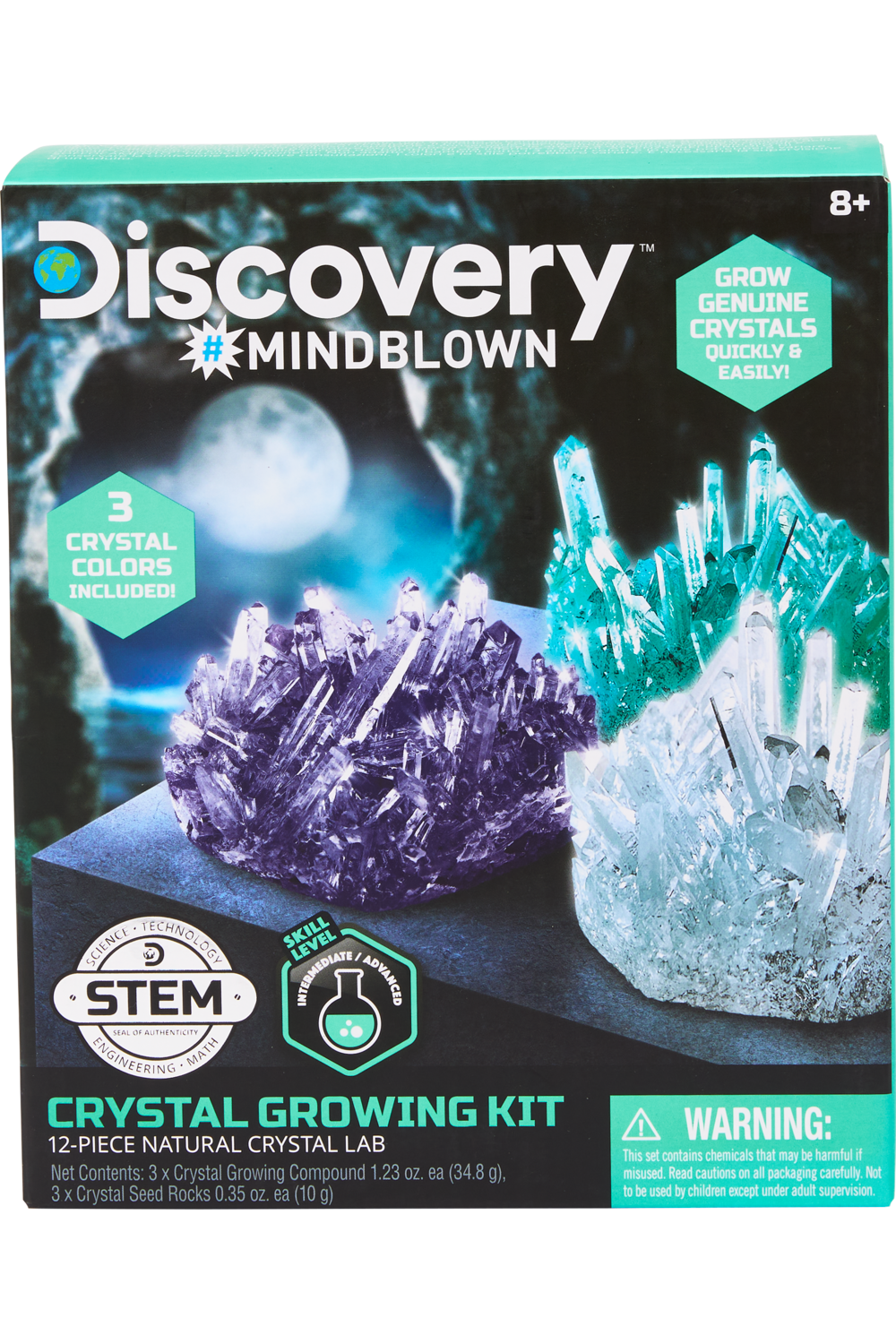 Discovery growing best sale crystals