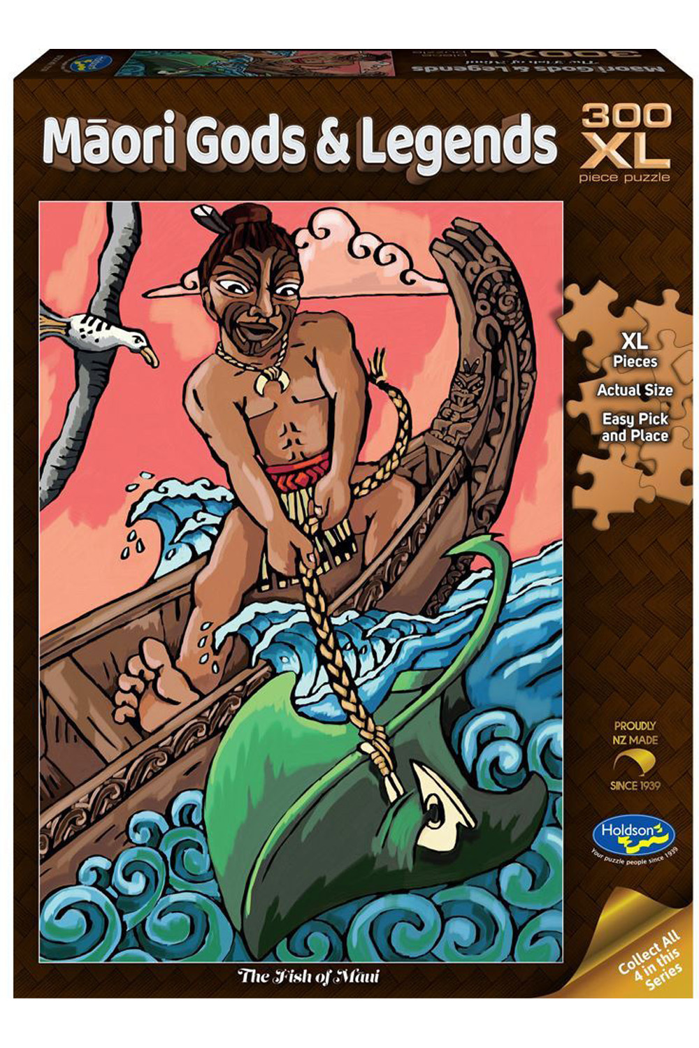 Maori Gods & Legends 300xl Piece Jigsaw Battle Of The Mounta