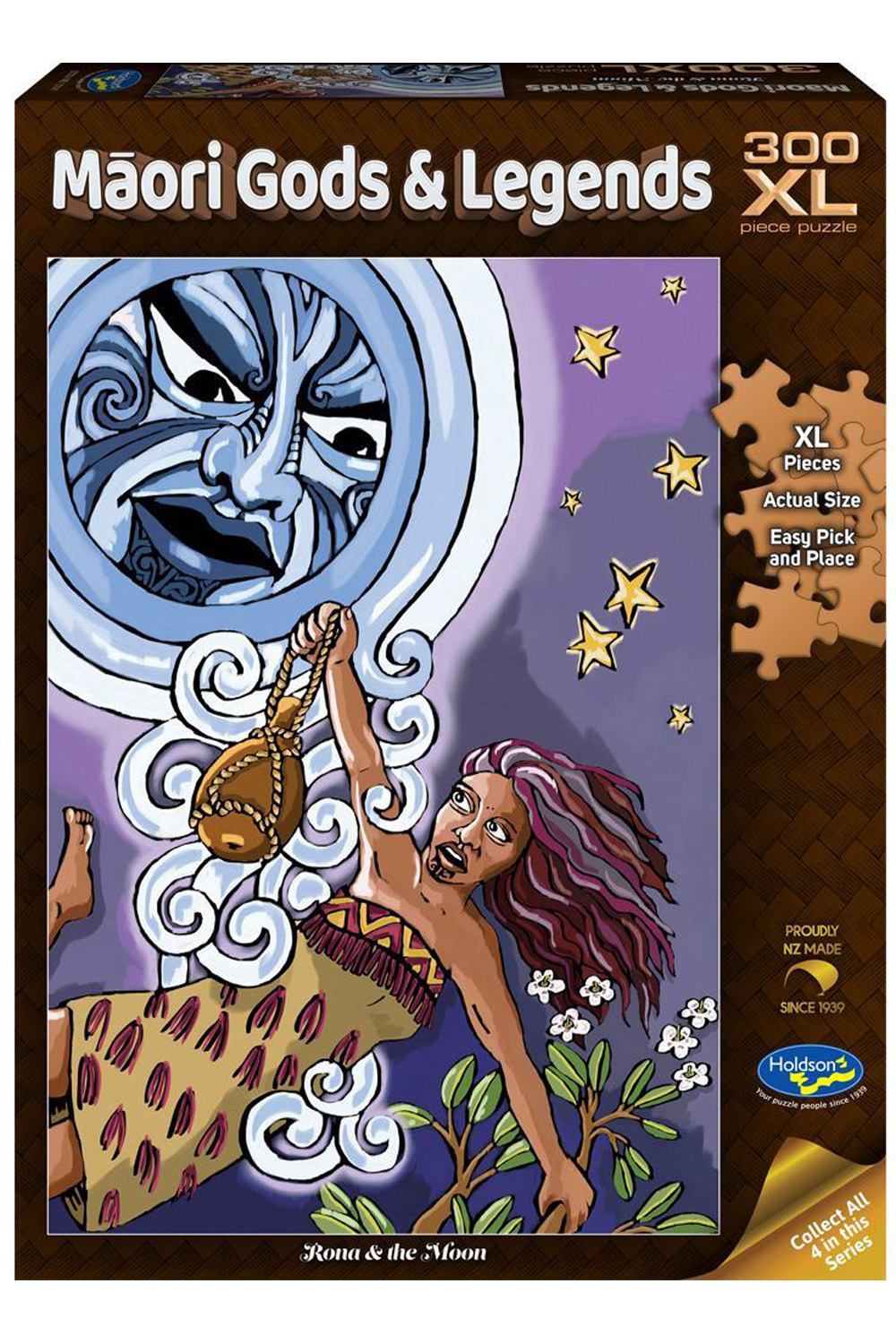 Maori Gods & Legends 300xl Piece Jigsaw Rona & The Moon | Bo
