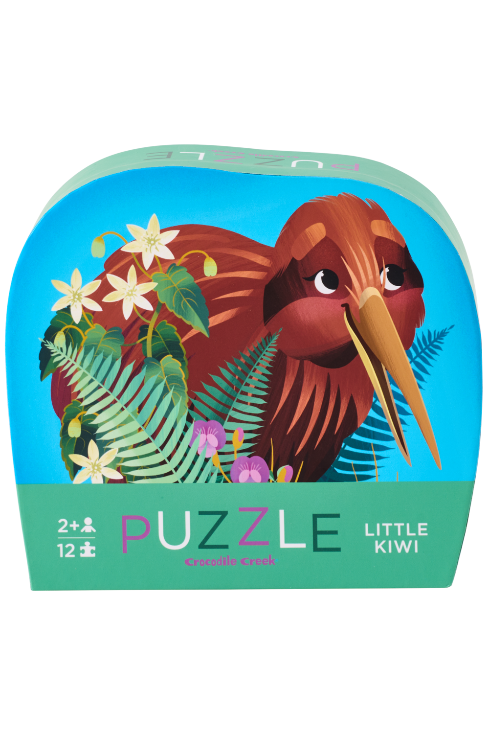 Crocodile Creek 12 Piece Mini Puzzle Kiwi | Children's Jigsa