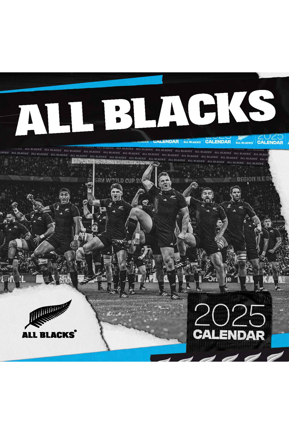 2025 All Blacks Wall Calendar Calendars