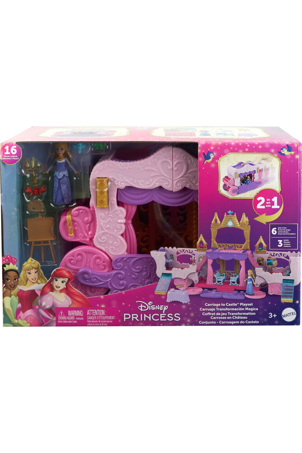Disney Princess Carriage To Castle Playset Disney Princess
