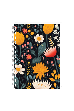 2026 A5 Week-to-view Wildflower Diary