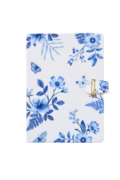 Whsmith Midnight Garden A5 Notebook Tab Closure
