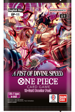 One Piece Trading Card Game Op-11 A Fist Of Divine Speed Booster