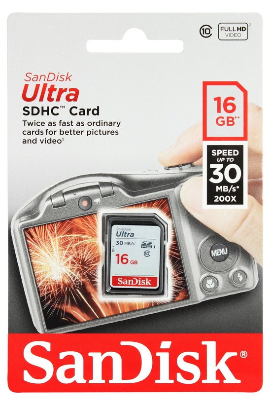 Sandisk Ultra Sdhc Card 16gb
