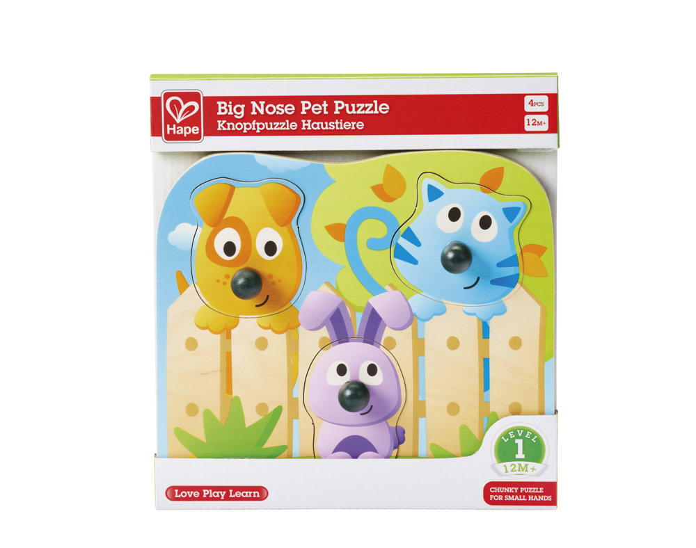 Hape Big Nose Pets Puzzle Whitcoulls