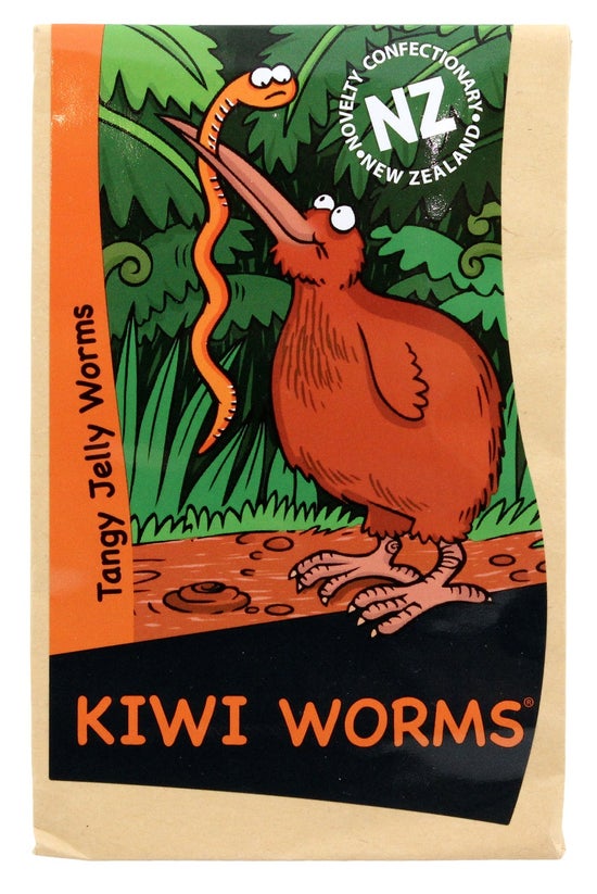 Parrs Kiwi Worms Tangy Jelly W...