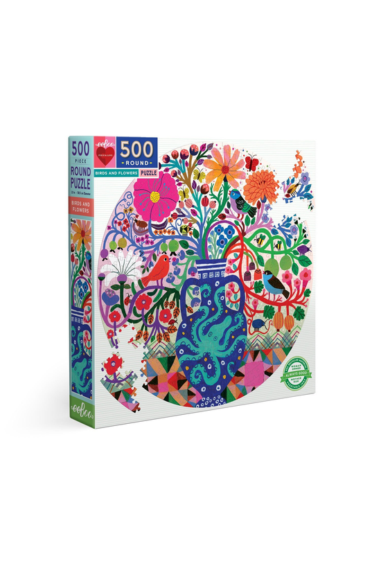 Eeboo Round Jigsaw Puzzle 500 ...