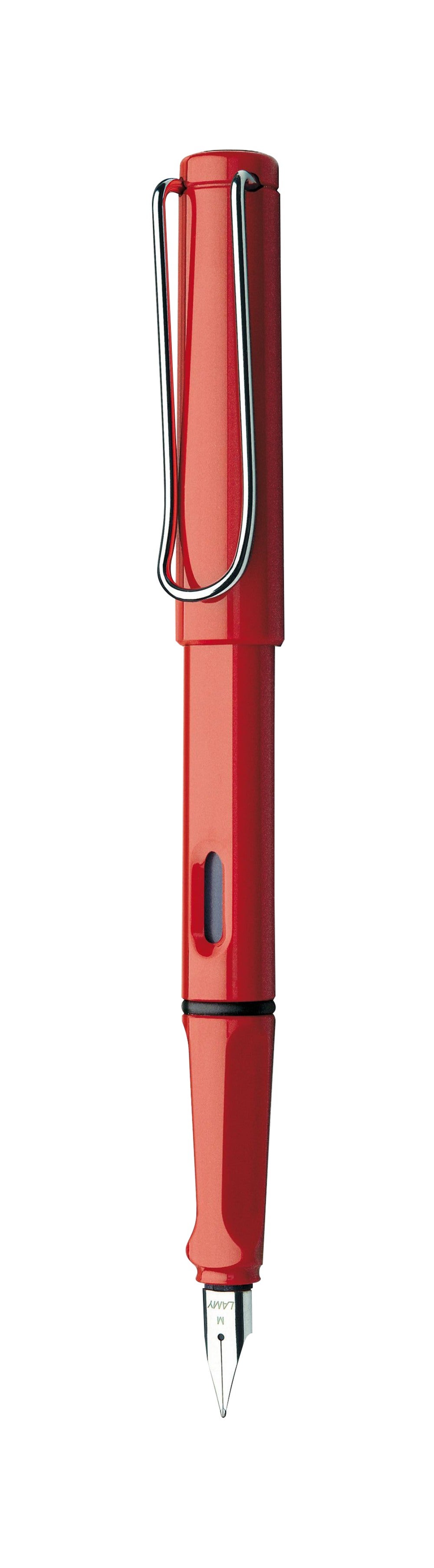 Lamy Safari 016 Red Medium Fountain Pen Whitcoulls