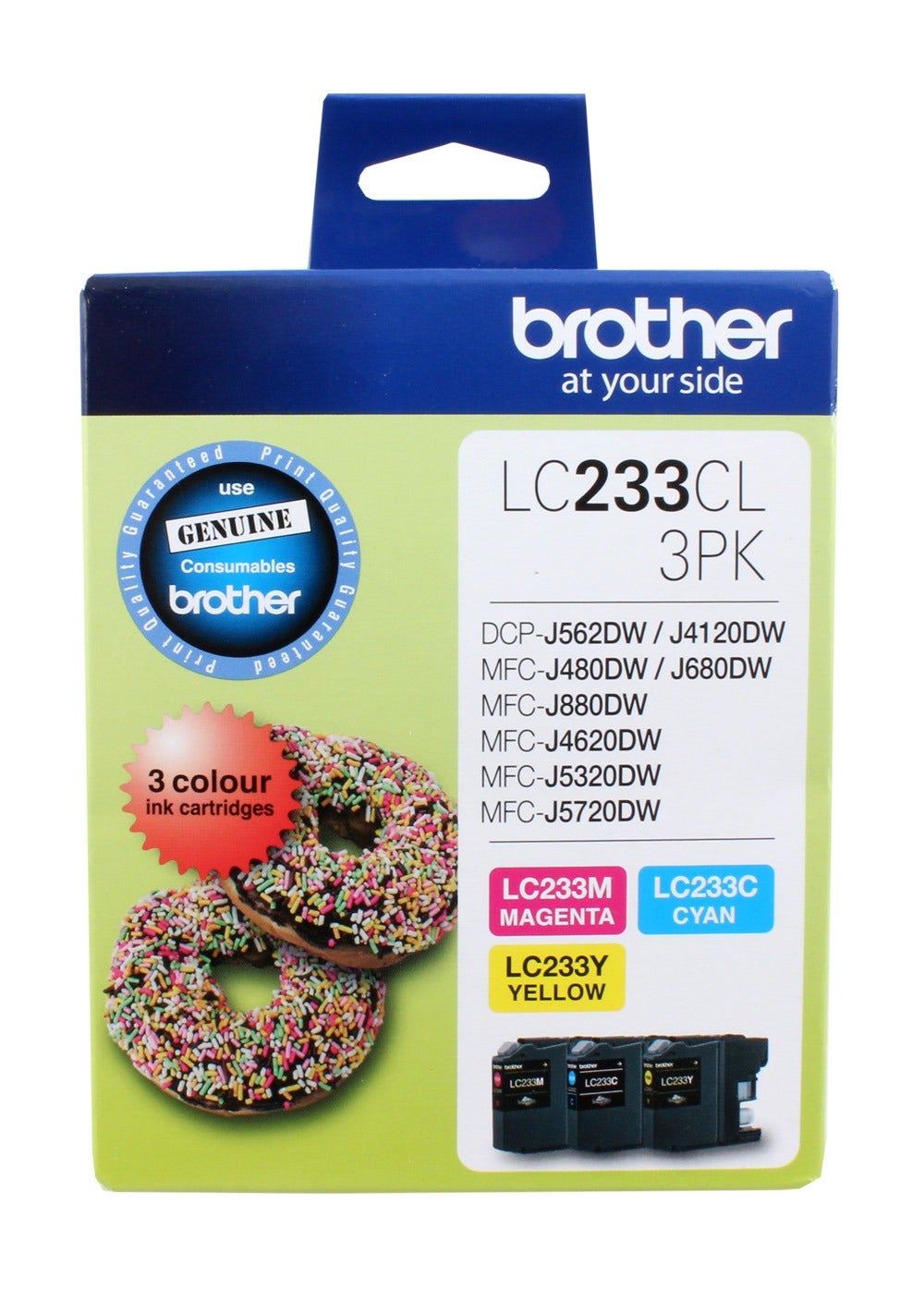 Brother Ink Cartridges LC233CL Colour Pack of 3 - Whitcoulls