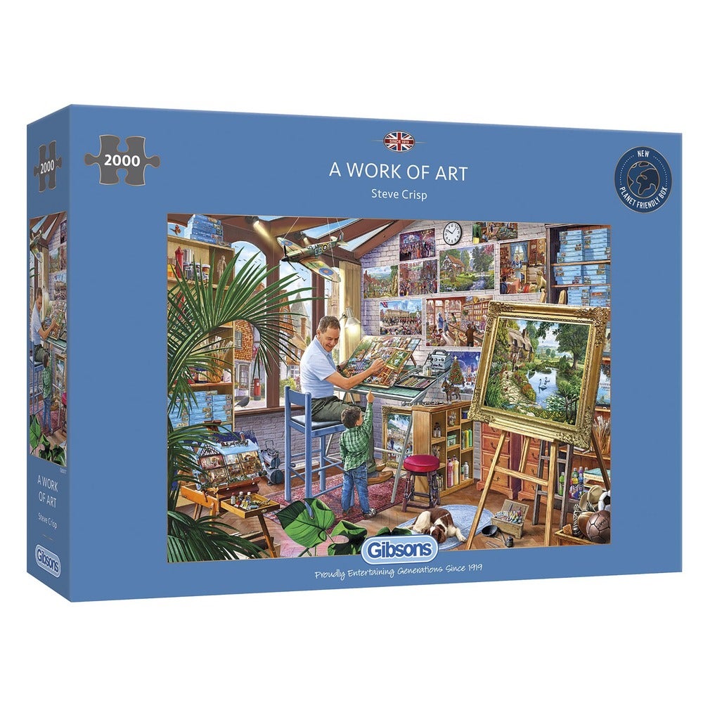 Gibsons Jigsaw A Work of Art 2000 Piece Puzzle Whitcoulls