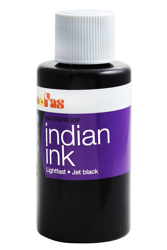 Fas Waterproof Indian Ink 60ml...