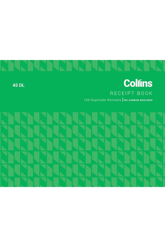 Collins Receipt Book 45 Duplic...