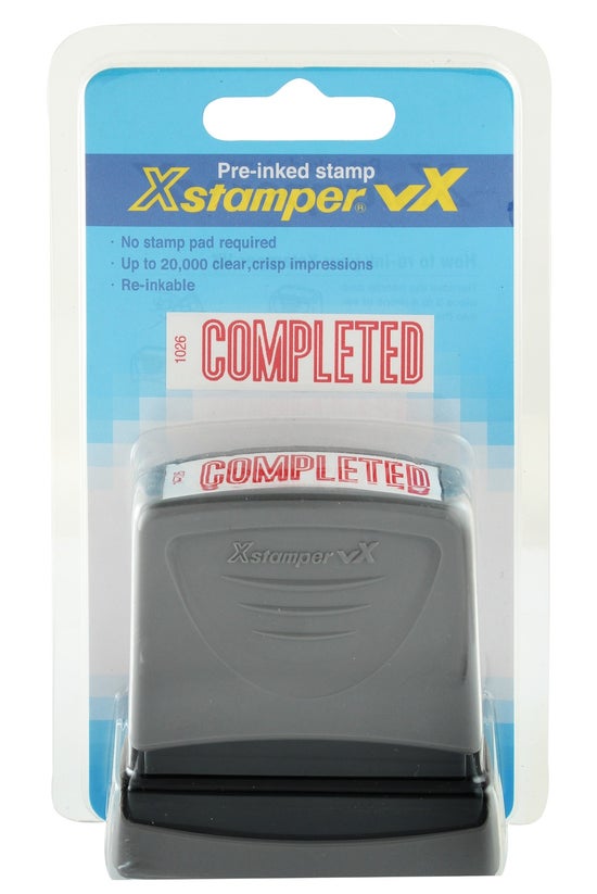 Xstamper Pre-inked Stamp Compl...
