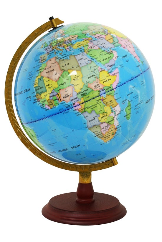 Political Map Globe 32cm