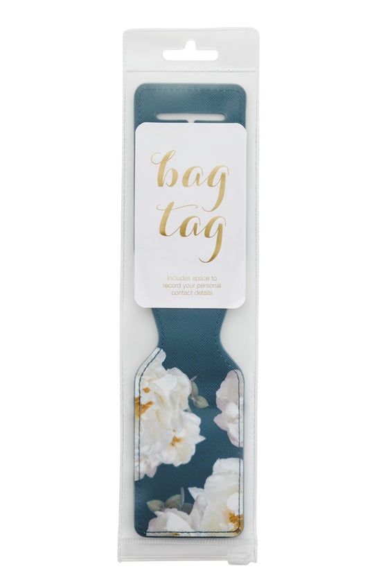 Noted Blossom Bag Tag Floral D...