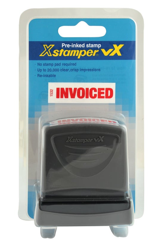 Xstamper Pre-inked Stamp Invoi...