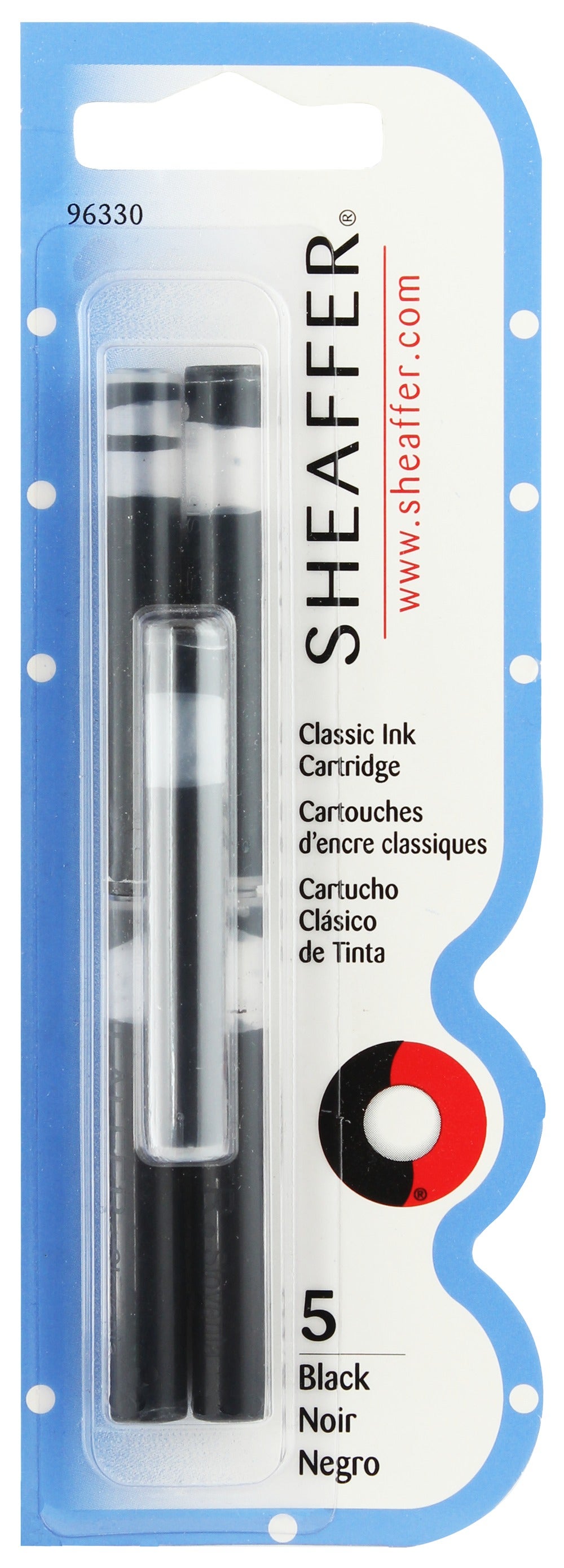 Sheaffer Ink Cartridge Classic Black Pack of 5 - Whitcoulls