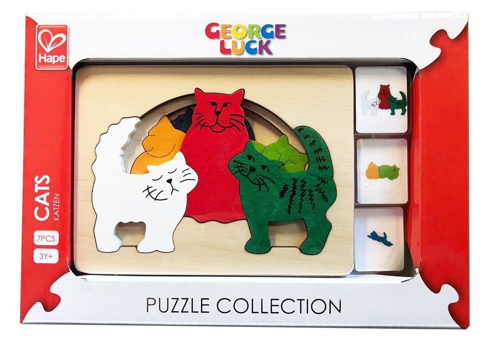 Hape Cats Puzzle Whitcoulls