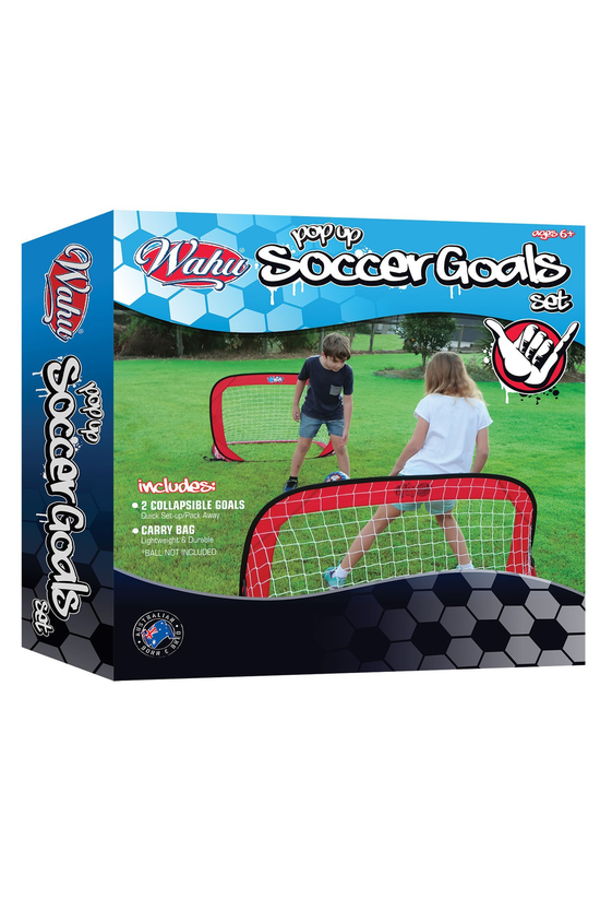Wahu: Double Soccer Goal Set