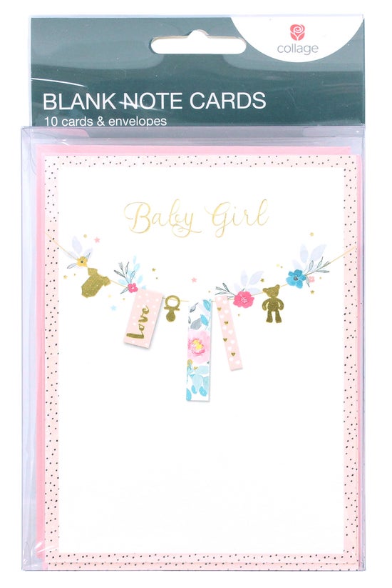Collage Blank Note Cards Baby ...