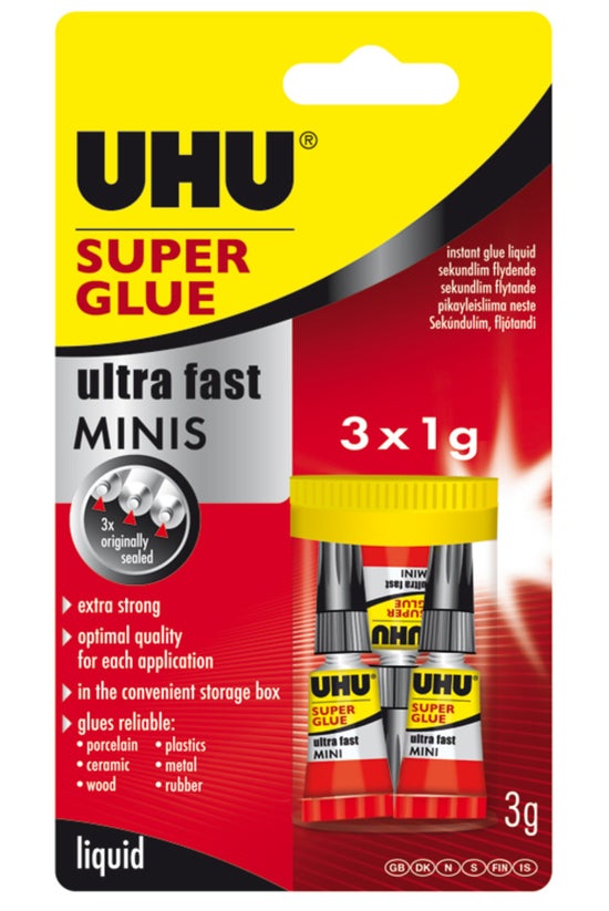 Uhu Super Glue Minis 1g Pack O...