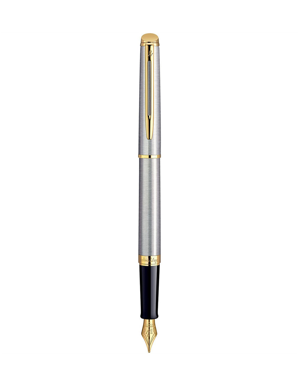 Waterman Hemisphere Stainless Steel Chrome Trim Fountain Pen Whitcoulls