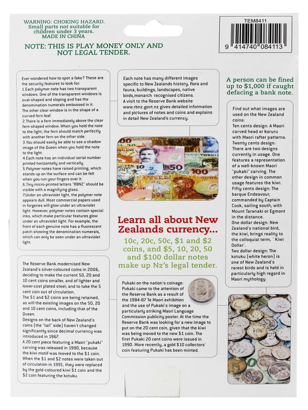 new zealand play money whitcoulls