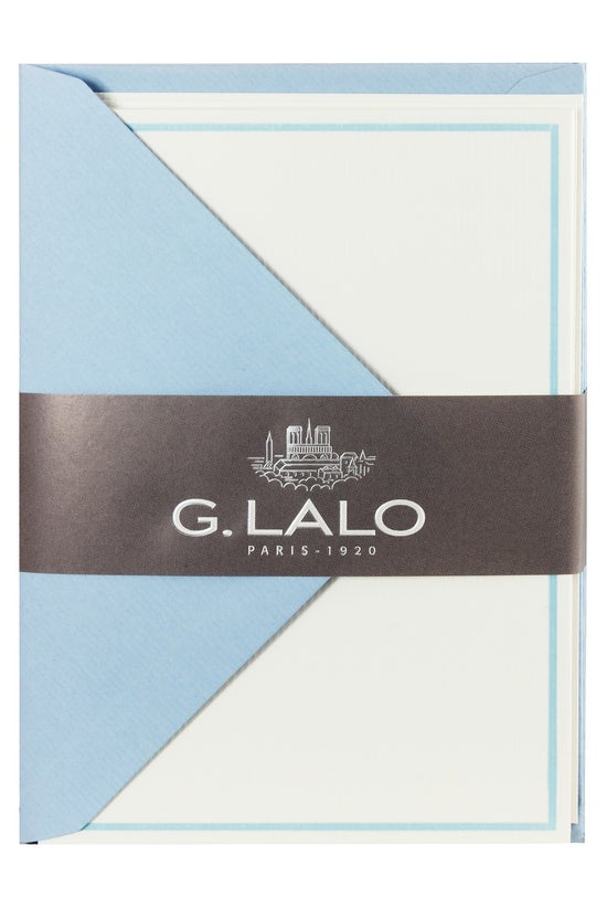 G. Lalo Notecard Set Bordered ...