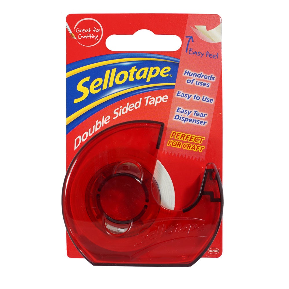 Sellotape Double Sided Tape On Dispenser 15mmx5m Whitcoulls