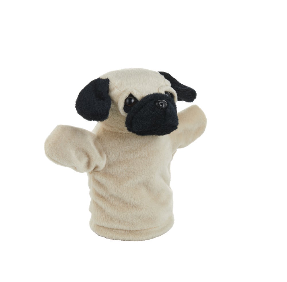 pug hand puppet