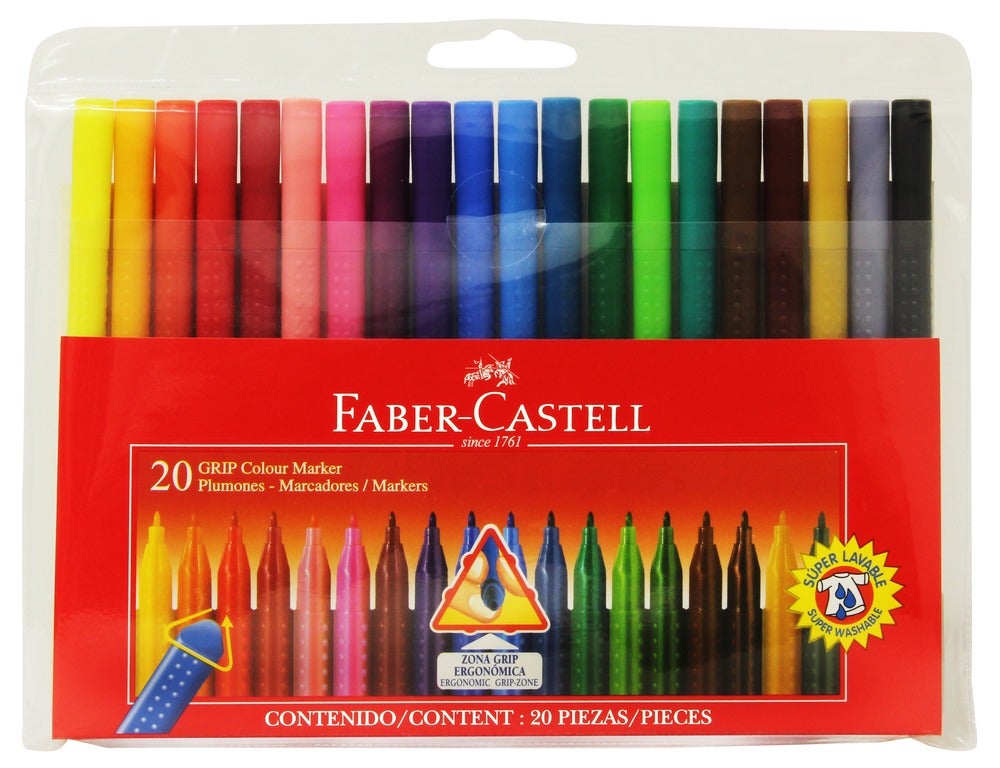Faber castell 20 grip colour marker Clearance