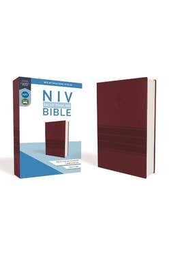 Niv, Value Thinline Bible, Leathersoft, Burgundy, Comfort Print