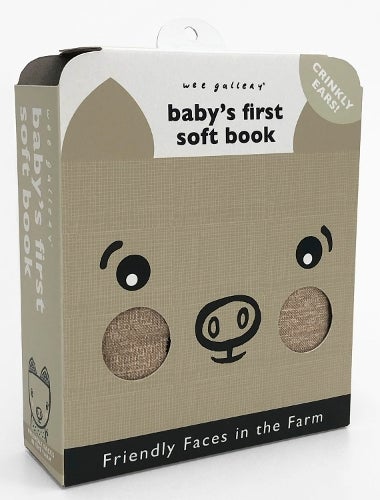 Wee Gallery Cloth Books: Friendly Faces On The Farm Sajnan