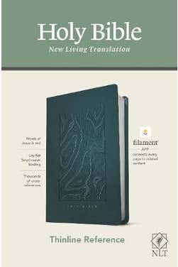 Nlt Thinline Ref Bible Filament Teal