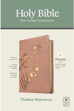 Nlt Thinline Ref Bible Filament Pink