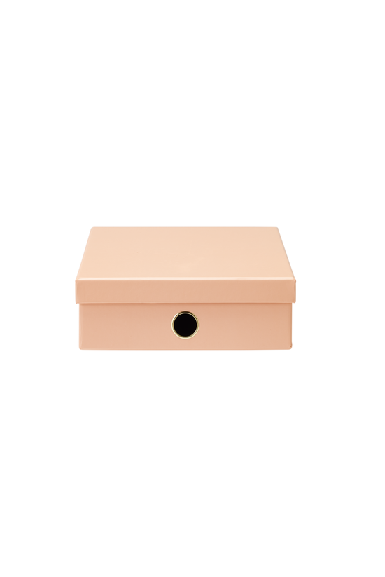 Whsmith Peach Document Box